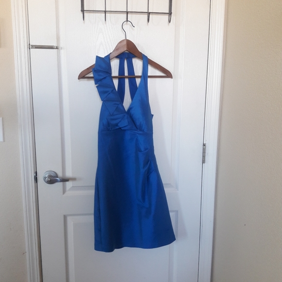 Royal Blue Cocktail/Prom Dress Sz 7/8 - Picture 11 of 11